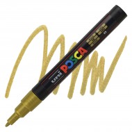 ΜΑΡΚΑΔΟΡΟΣ POSCA PC-3M ΧΡΥΣΟ ΜΑΡΚΑΔΟΡΟΣ POSCA PC-3M ΧΡΥΣΟ